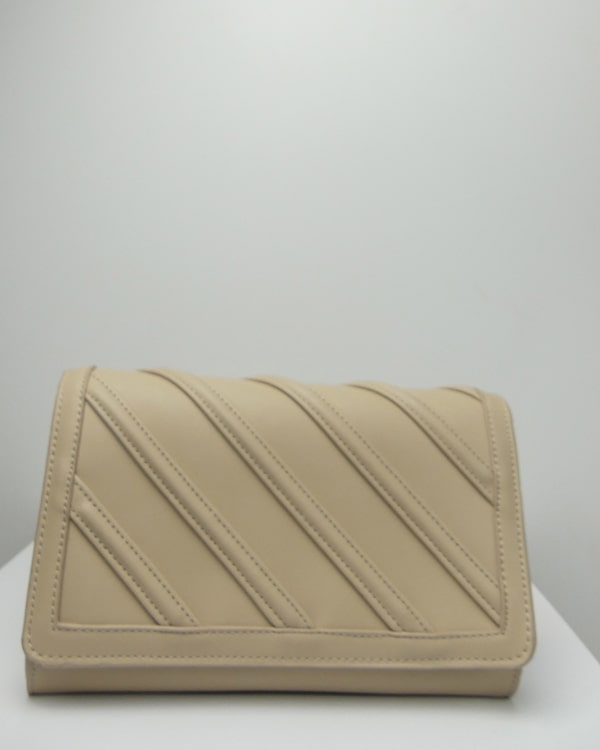 Pochette uni nude