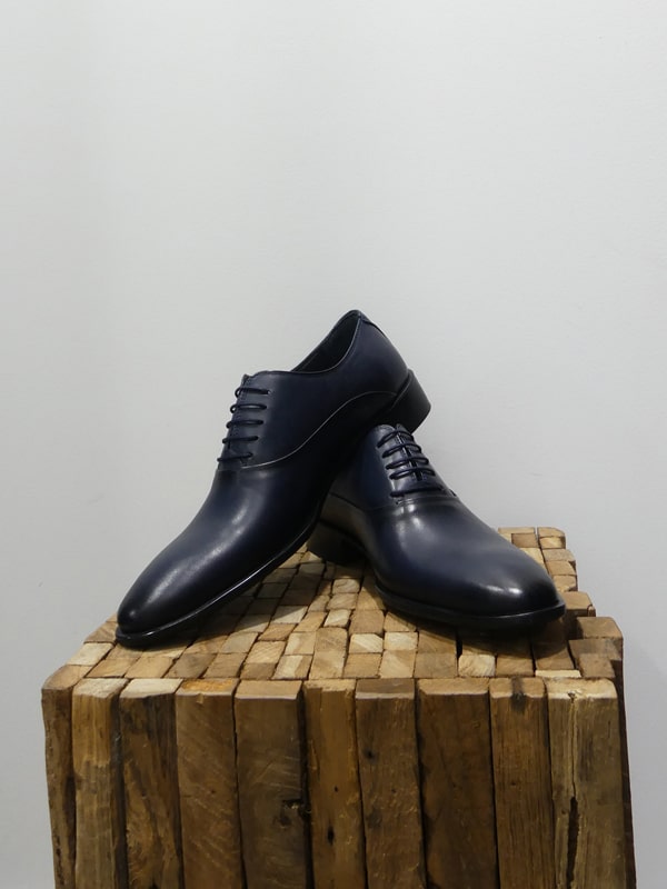 Chaussure homme bureau bleu