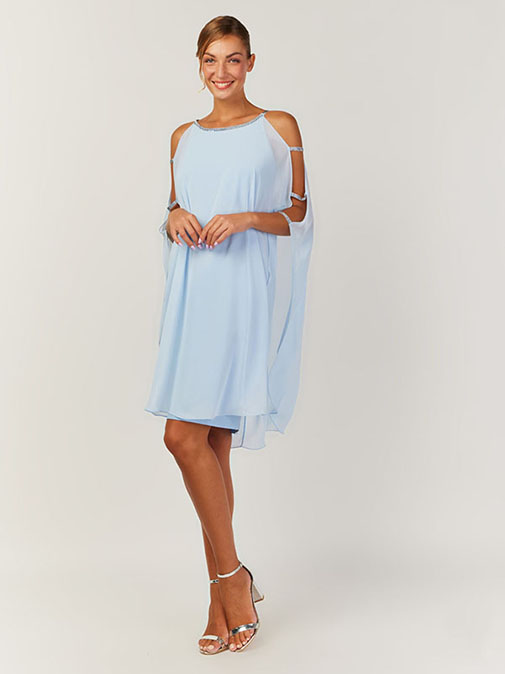 Photo robe bleu clair