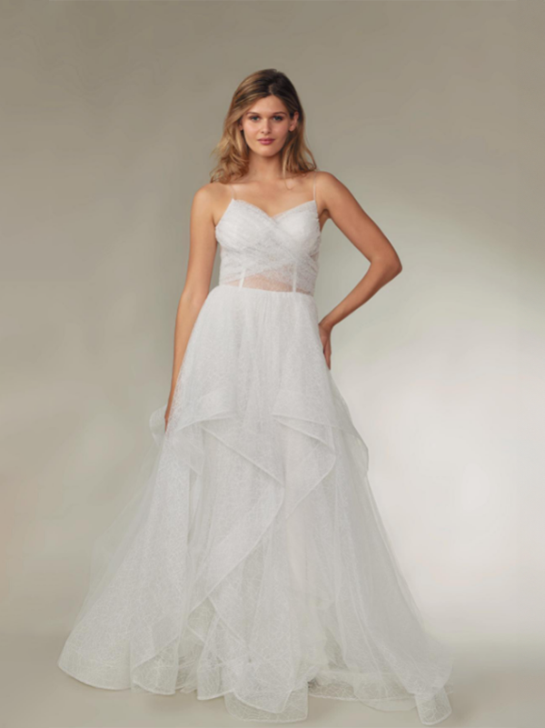 Robe tulle pailleté styke guépière